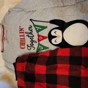 Penguin holiday pajamas